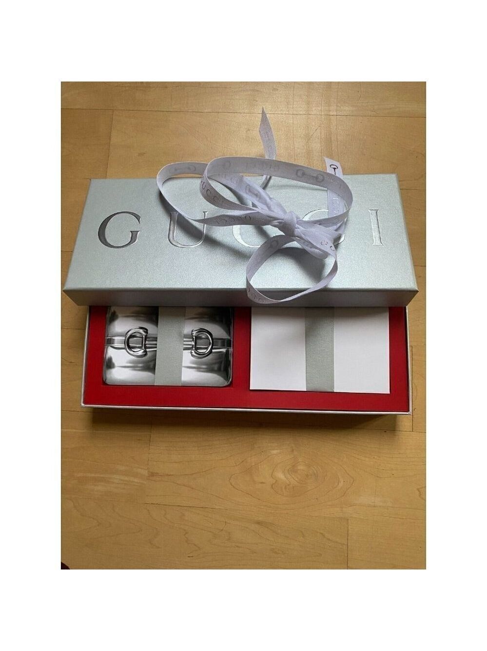 GUCCI "Happy Holidays" Gift Card Set Box storage includes 10 postcard/envelopes